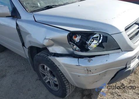 2005 Honda Pilot Ex-L из США, поврежденный, VIN 5FNYF18595B045762